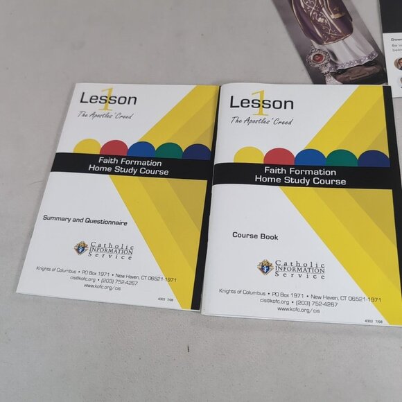 Knights of Columbus Lot Constitution Laws 2015 Apostle's Creed 1 2 Prayer Book - Picture 5 of 9